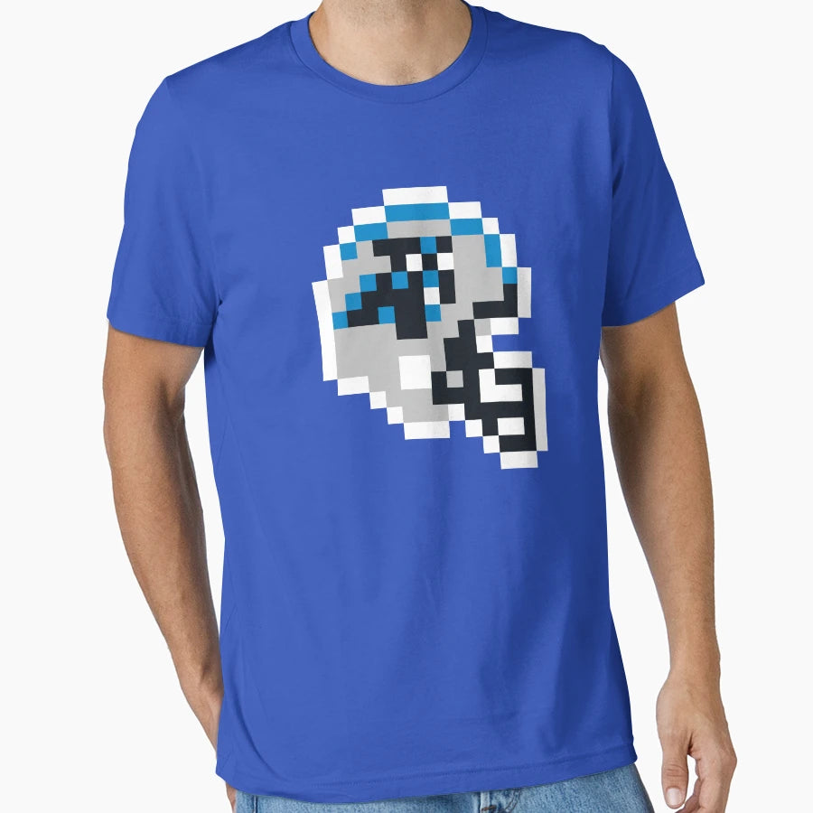 Carolina Panthers 8 Bit Football T-Shirt - Casual Everyday Wear Unisex - T-Shirt, Sweatshirt, Hoodie