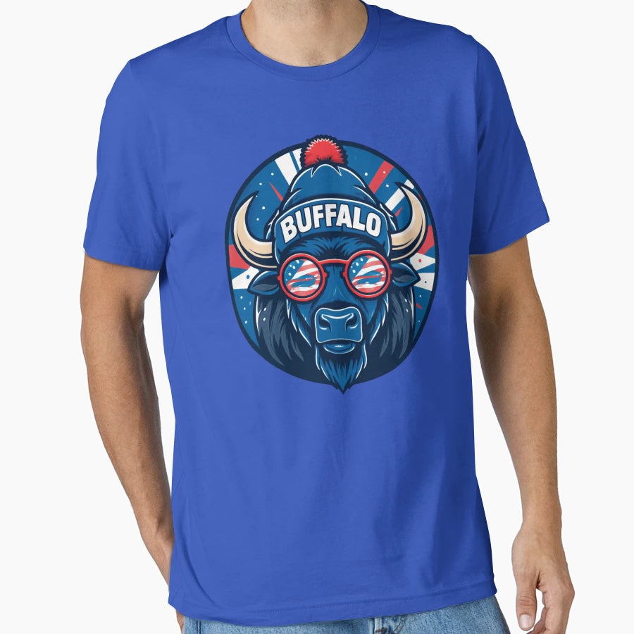 Buffalo T-Shirt - Minimalist Print Men Women - T-Shirt, Sweatshirt, Hoodie