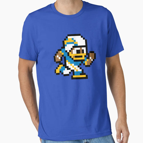 Los Angeles Chargers Tecmo Super Bowl T-Shirt - Minimalist Print Men Women - T-Shirt, Sweatshirt, Hoodie
