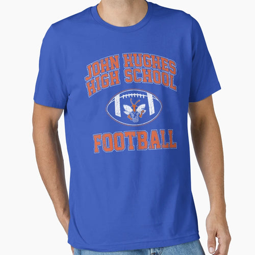 John Hughes High School Football T-Shirt - Minimalist Print Men Women - T-Shirt, Sweatshirt, Hoodie