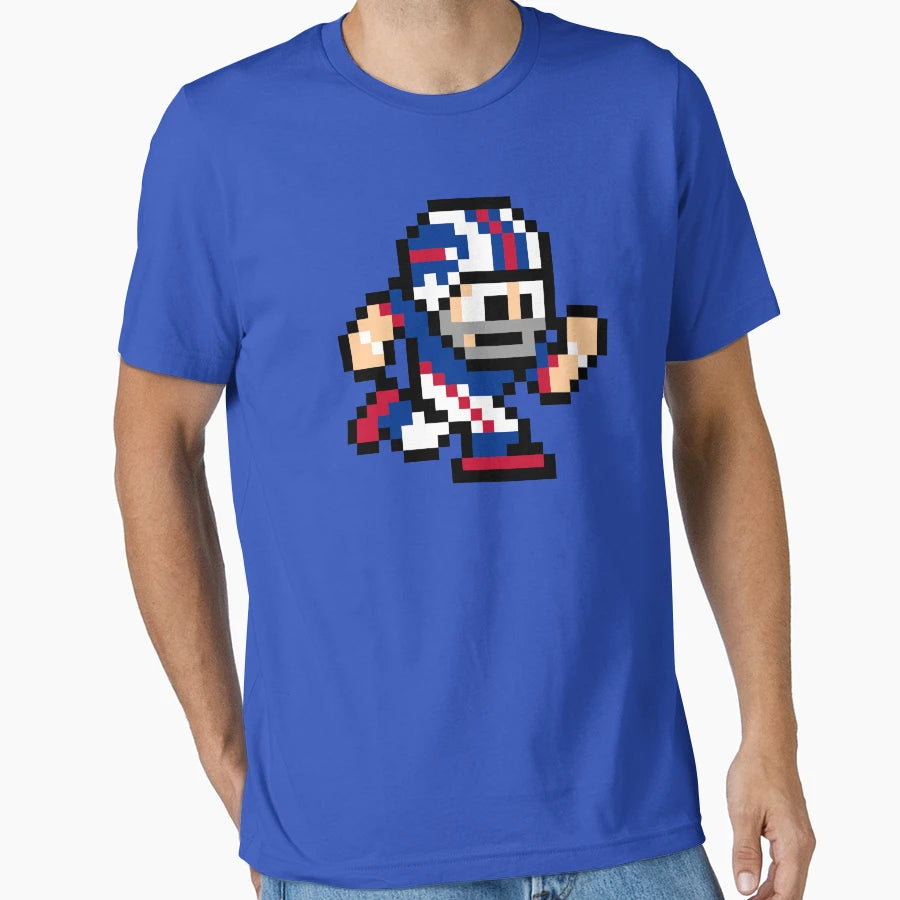 Buffalo Bills Tecmo Super Bowl T-Shirt - Novelty Apparel for Adults - T-Shirt, Sweatshirt, Hoodie