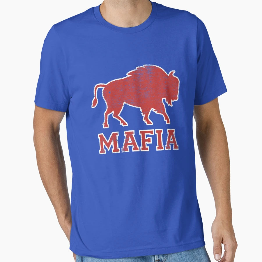 Buffalo Fan Mafia Sports Fan T-Shirt - Trendy Graphic for Adults - T-Shirt, Sweatshirt, Hoodie