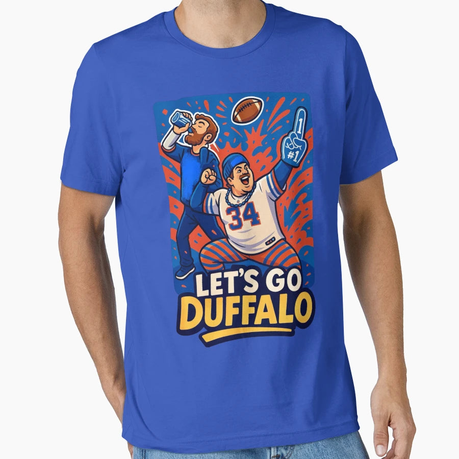 Lets Go Duffalo T-Shirt - Minimalist Print Unisex - T-Shirt, Sweatshirt, Hoodie