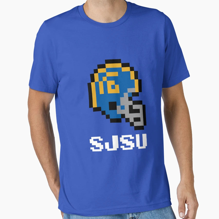 San Jose State Spartans Tecmo Super Bowl T-Shirt - Minimalist Print Unisex - T-Shirt, Sweatshirt, Hoodie