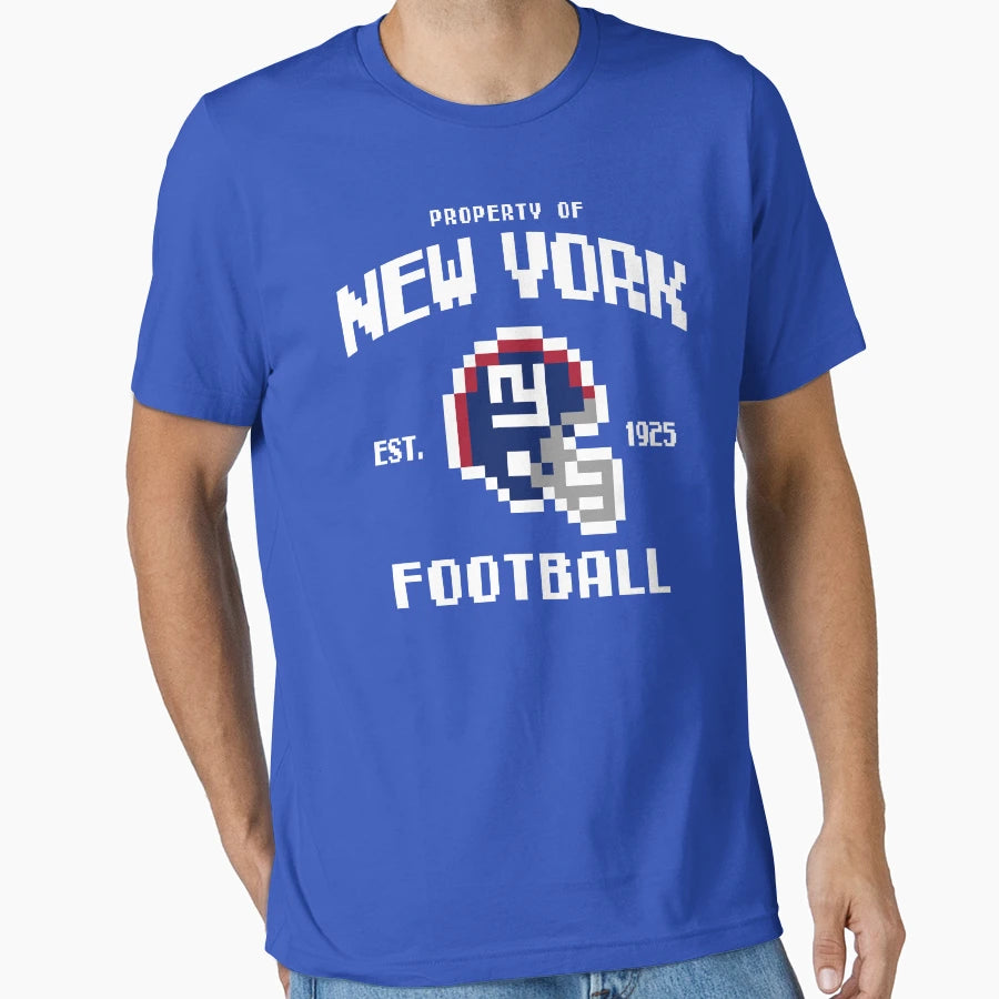 Property New York Giants Football T-Shirt - Aesthetic Graphic for Adults - T-Shirt, Sweatshirt, Hoodie