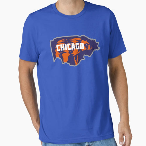 Chicago Illinois Bears T-Shirt - Streetwear Style for Adults - T-Shirt, Sweatshirt, Hoodie