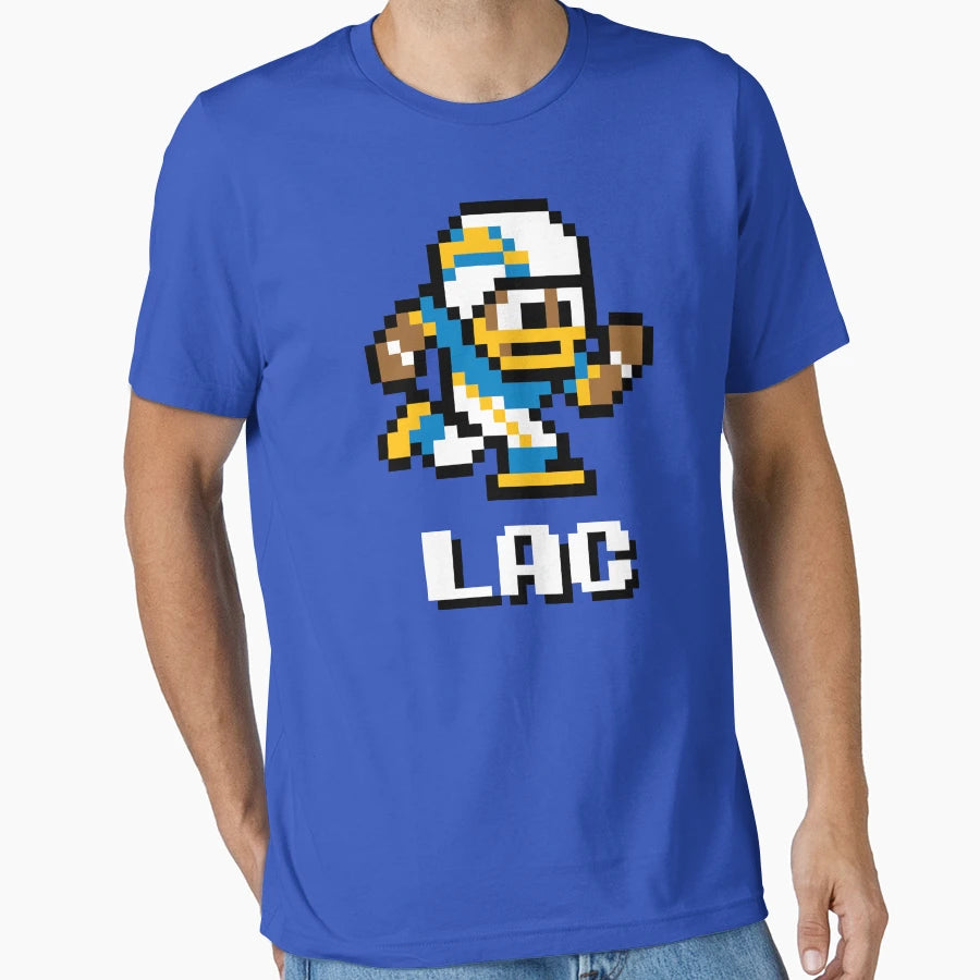 Los Angeles Chargers Tecmo Super T-Shirt - Minimalist Print for Adults - T-Shirt, Sweatshirt, Hoodie
