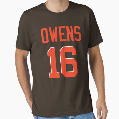 Owens 16 Orange Name Orange No T-Shirt - Custom Art Print for Adults - T-Shirt, Sweatshirt, Hoodie