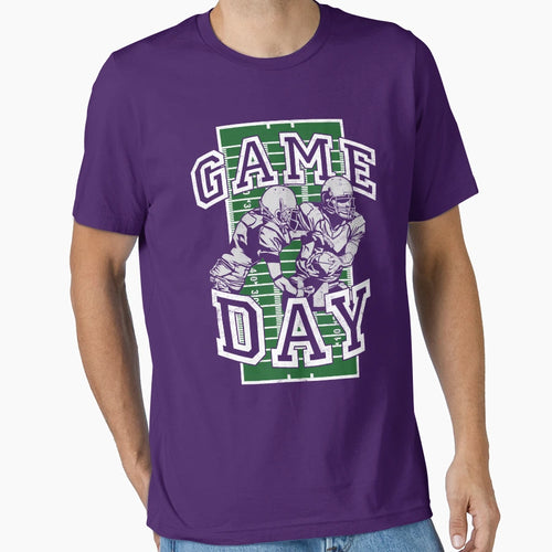 American Football Players Game Day T-Shirt - Aesthetic Graphic Unisex - T-Shirt, Sweatshirt, Hoodie