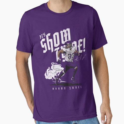 Aaron Jones Minnesota Show Tyme Run T-Shirt - Graphic Print for Adults - T-Shirt, Sweatshirt, Hoodie