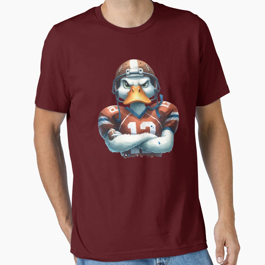 Duck Amarican Football T-Shirt - Fun Novelty Design Men Women - T-Shirt, Sweatshirt, Hoodie