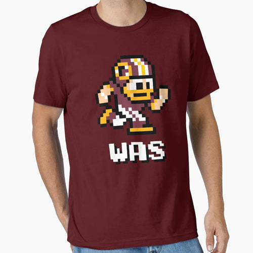 Washington Commanders Football Tecmo T-Shirt - Custom Art Print Unisex - T-Shirt, Sweatshirt, Hoodie