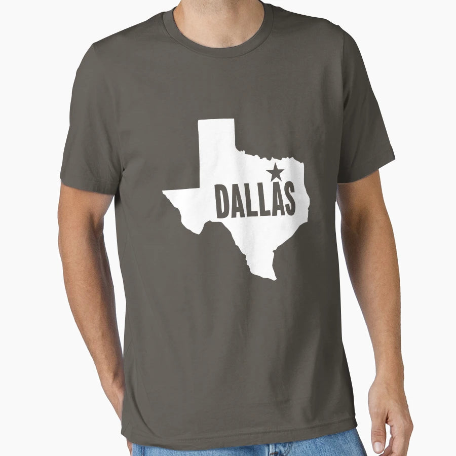 Dallas Tx T-Shirt - Custom Art Print Unisex - T-Shirt, Sweatshirt, Hoodie
