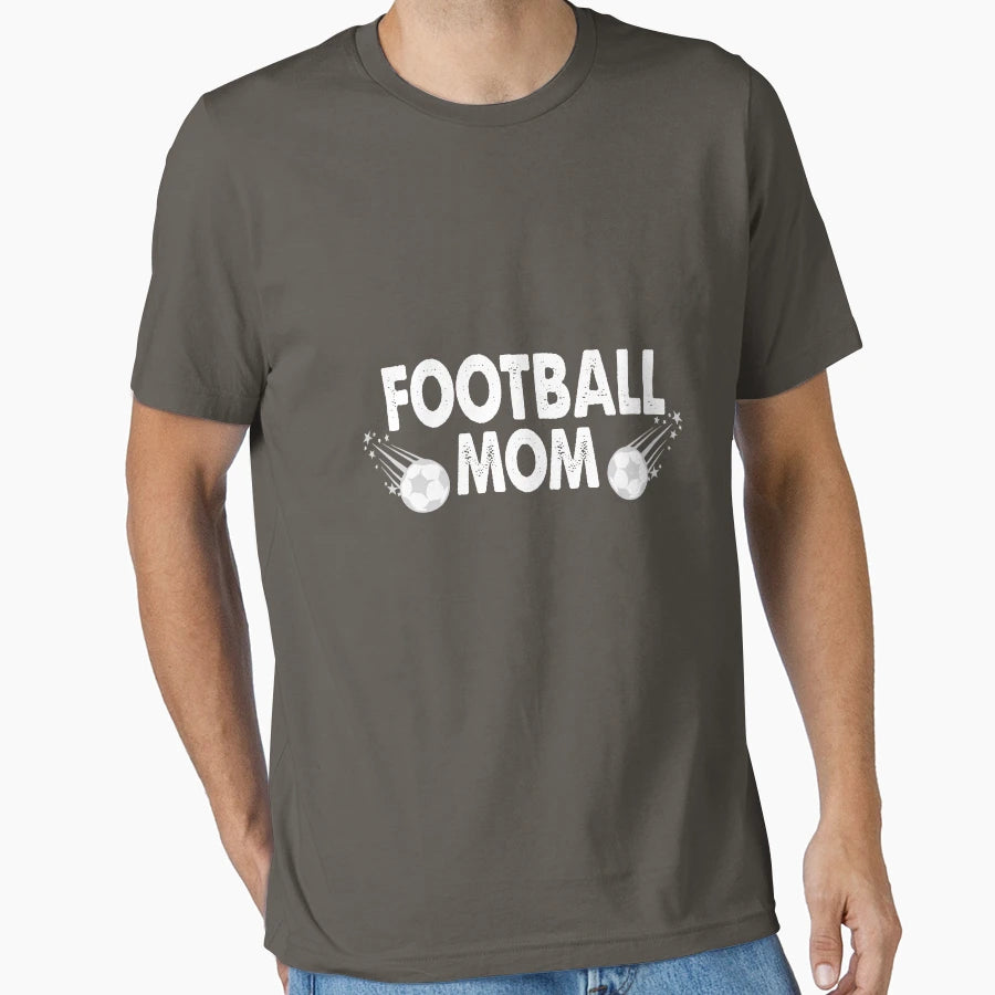 Football Mom Custom Team Football T-Shirt - Fun Novelty Design for Adults - T-Shirt, Sweatshirt, Hoodie