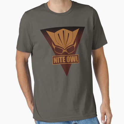 Nite Owl T-Shirt - Minimalist Print for Adults - T-Shirt, Sweatshirt, Hoodie