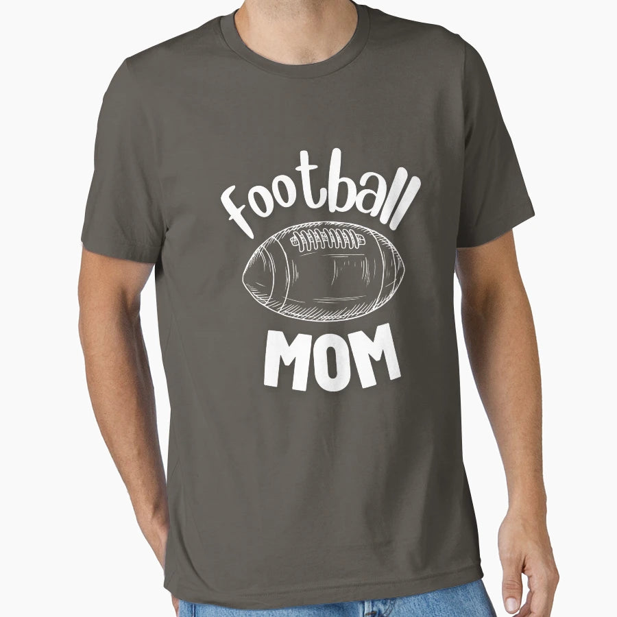 Football Mom T-Shirt - Trendy Graphic for Adults - T-Shirt, Sweatshirt, Hoodie
