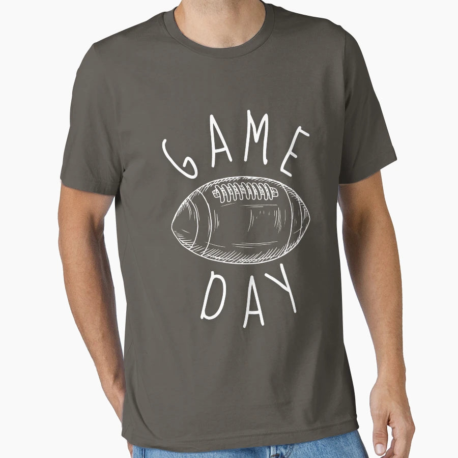 Game Day Football T-Shirt - Fun Novelty Design Men Women - T-Shirt, Sweatshirt, Hoodie