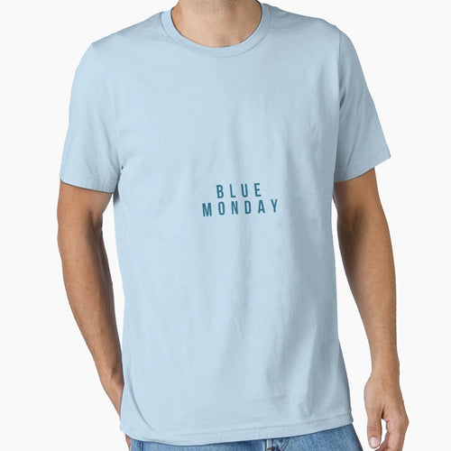 Blue Monday Centre Dark T-Shirt - Novelty Apparel for Adults - T-Shirt, Sweatshirt, Hoodie