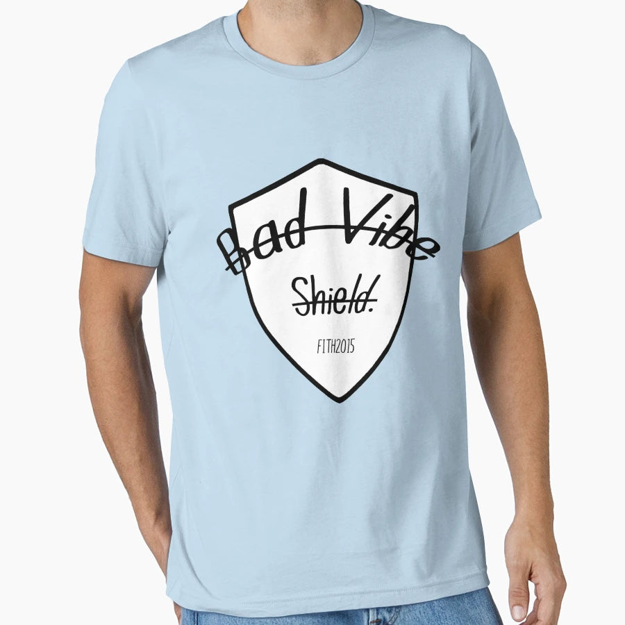 Bad Vibe Shield T-Shirt - Custom Art Print for Adults - T-Shirt, Sweatshirt, Hoodie