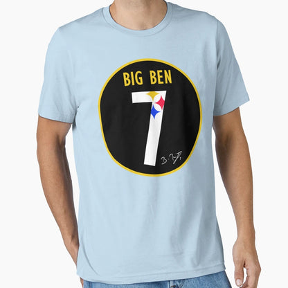 Ben Roethlisberger Big Ben Steelers T-Shirt - Custom Art Print Men Women - T-Shirt, Sweatshirt, Hoodie