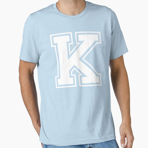 Letter K Alphabet T-Shirt - Aesthetic Graphic Men Women - T-Shirt, Sweatshirt, Hoodie