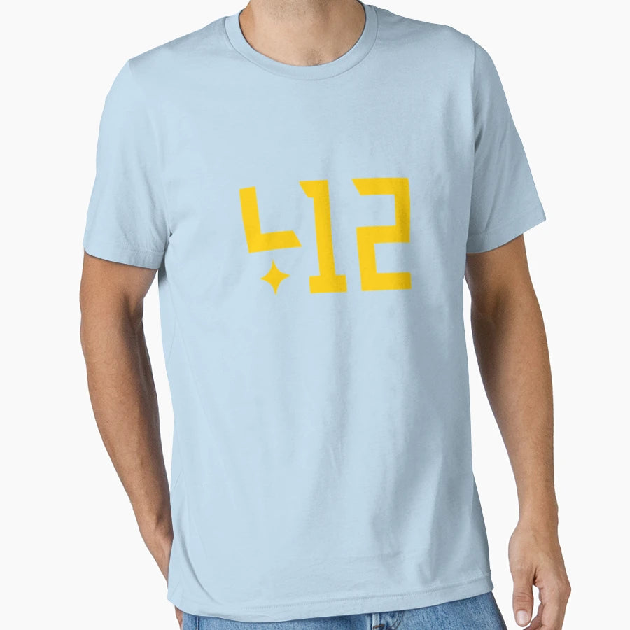 Best Selling 412 Pittsburgh T-Shirt - Fun Novelty Design Unisex - T-Shirt, Sweatshirt, Hoodie