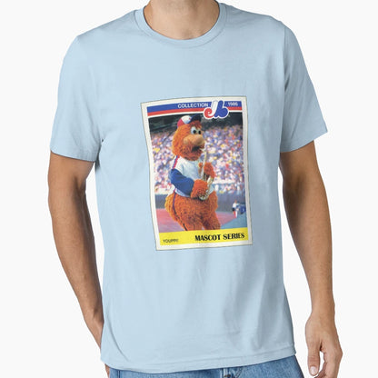 Montreal Mascot Trading Card T-Shirt - Minimalist Print Men Women - T-Shirt, Sweatshirt, Hoodie