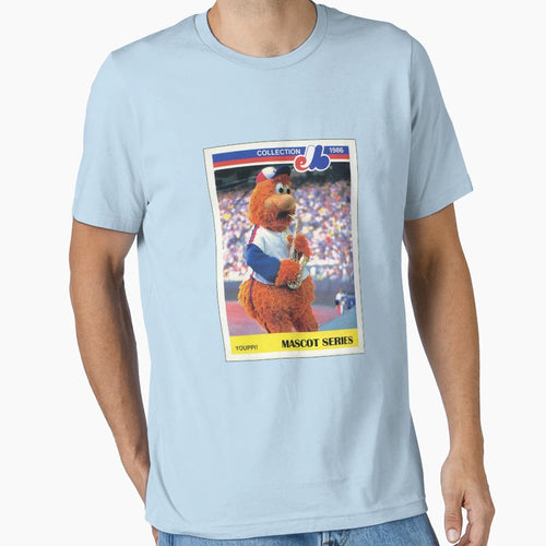 Montreal Mascot Trading Card T-Shirt - Minimalist Print Men Women - T-Shirt, Sweatshirt, Hoodie