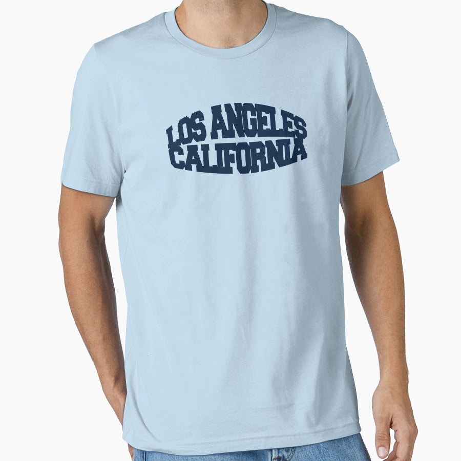 Los Angeles California Navy T-Shirt - Casual Everyday Wear Unisex - T-Shirt, Sweatshirt, Hoodie