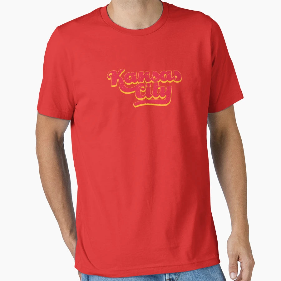 Kansas City Text T-Shirt - Streetwear Style Unisex - T-Shirt, Sweatshirt, Hoodie
