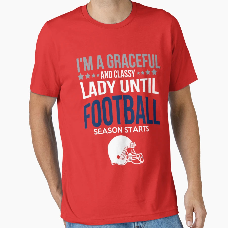 Football T-Shirt - Novelty Apparel for Adults - T-Shirt, Sweatshirt, Hoodie