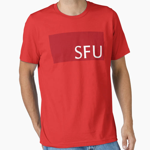 Sfu Block T-Shirt - Casual Everyday Wear Men Women - T-Shirt, Sweatshirt, Hoodie