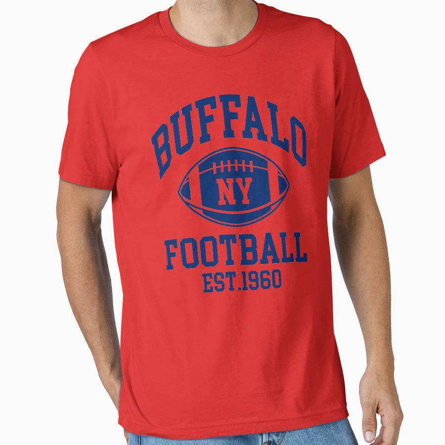 Buffalo Football New York Supporters T-Shirt - Graphic Print Unisex - T-Shirt, Sweatshirt, Hoodie