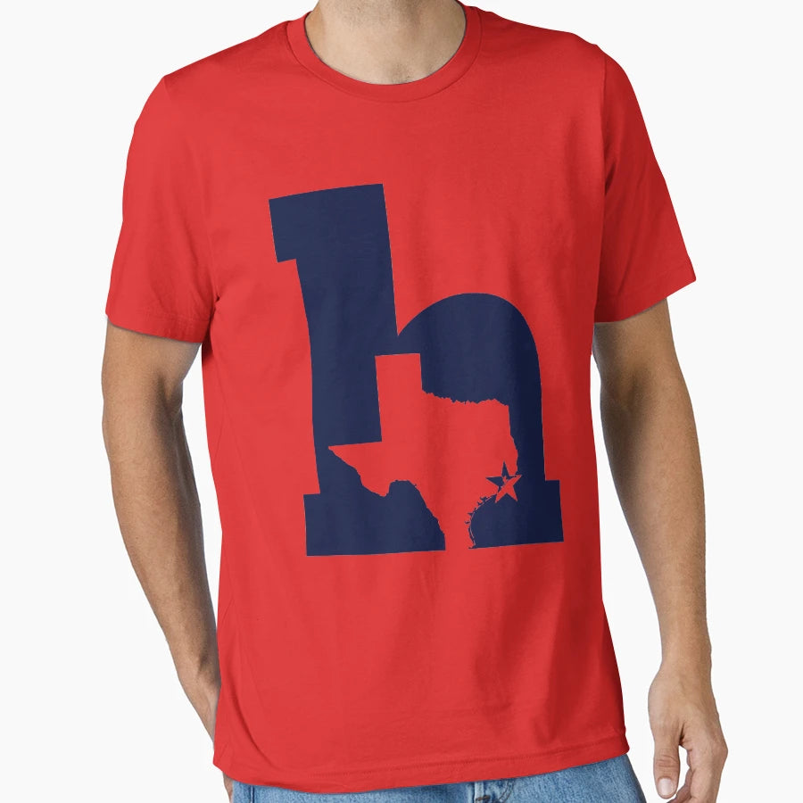 Lowercase H Dark Blue T-Shirt - Unique Graphic Unisex - T-Shirt, Sweatshirt, Hoodie