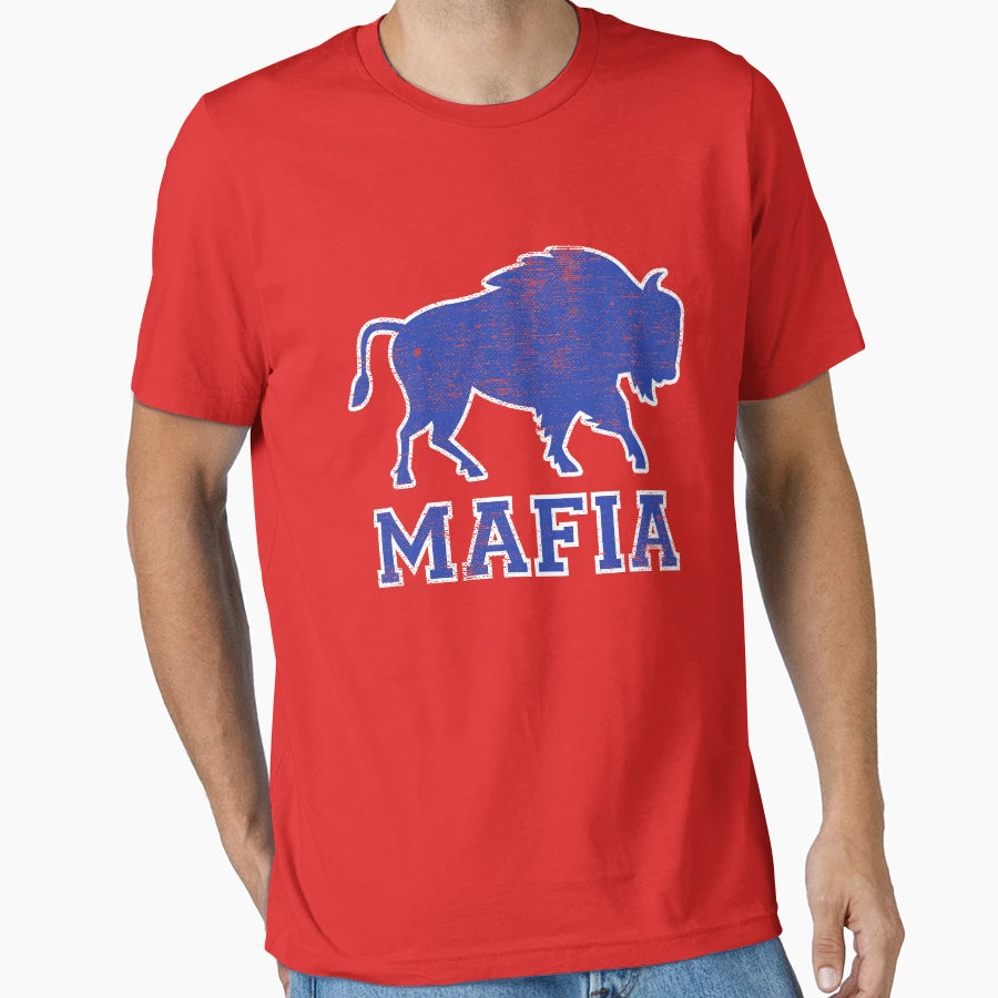 Bills Fan Mafia Buffalo Sports Fan T-Shirt - Unique Graphic Men Women - T-Shirt, Sweatshirt, Hoodie