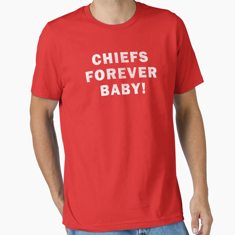 Chiefs Forever American Football T-Shirt - Trendy Graphic for Adults - T-Shirt, Sweatshirt, Hoodie