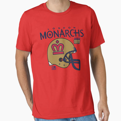 London Monarchs Football T-Shirt - Aesthetic Graphic for Adults - T-Shirt, Sweatshirt, Hoodie
