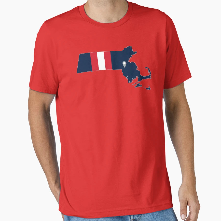 New England Football T-Shirt - Fun Novelty Design Men Women - T-Shirt, Sweatshirt, Hoodie