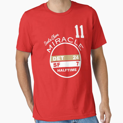 Santa Clara Miracle Det 24 Sf 7 T-Shirt - Graphic Print Unisex - T-Shirt, Sweatshirt, Hoodie