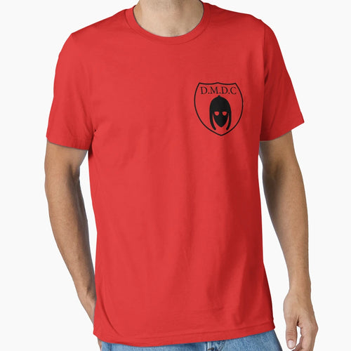 Dmdc Detectorists Badge Black T-Shirt - Trendy Graphic Unisex - T-Shirt, Sweatshirt, Hoodie