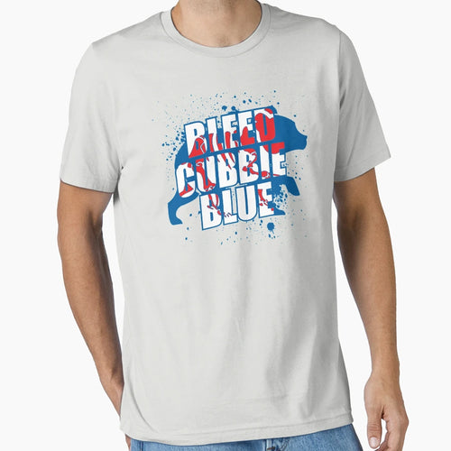 Bleed Cubbie Blue T-Shirt - Fun Novelty Design Men Women - T-Shirt, Sweatshirt, Hoodie