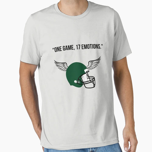 Green American Football Spirit Fan T-Shirt - Minimalist Print Men Women - T-Shirt, Sweatshirt, Hoodie