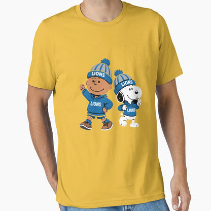 Detroit Lions Nostalgia T-Shirt - Novelty Apparel Unisex - T-Shirt, Sweatshirt, Hoodie