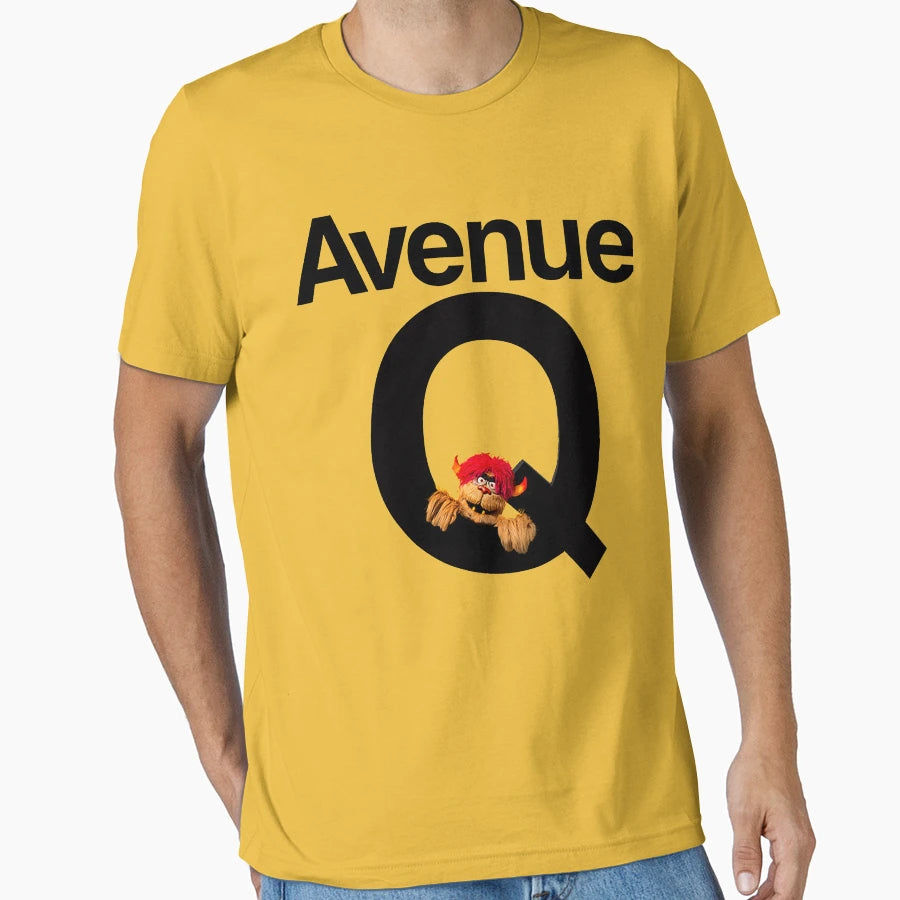 Avenue Q Musical Theater Broadway T-Shirt - Minimalist Print for Adults - T-Shirt, Sweatshirt, Hoodie
