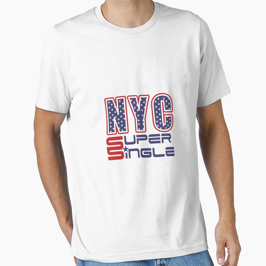 New York City Super Single T-Shirt - Aesthetic Graphic Men Women - T-Shirt, Sweatshirt, Hoodie