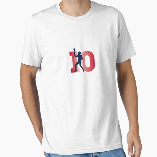 Drake Maye Logo Red Blue T-Shirt - Custom Art Print Unisex - T-Shirt, Sweatshirt, Hoodie