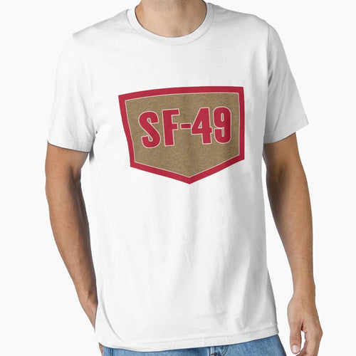 Sf 49 San Fransisco Parody Logo T-Shirt - Trendy Graphic for Adults - T-Shirt, Sweatshirt, Hoodie