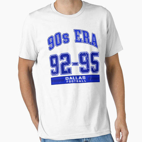90S Dallas Football Era 1992 1995 T-Shirt - Fun Novelty Design for Adults - T-Shirt, Sweatshirt, Hoodie