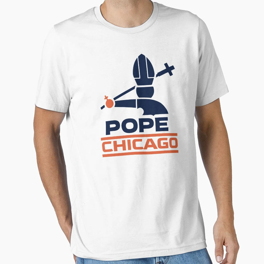 Pope Chicago Pope Robert Prevost T-Shirt - Unique Graphic for Adults - T-Shirt, Sweatshirt, Hoodie