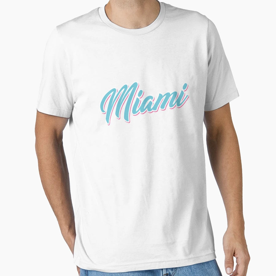 Miami T-Shirt - Unique Graphic for Adults - T-Shirt, Sweatshirt, Hoodie
